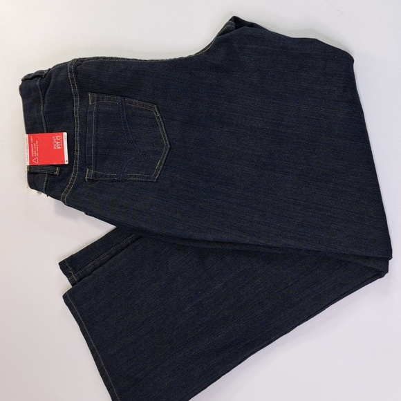 New Fashion Bug 🔺️Bootcut Dark Blue Jeans Size 16W - Picture 1 of 17